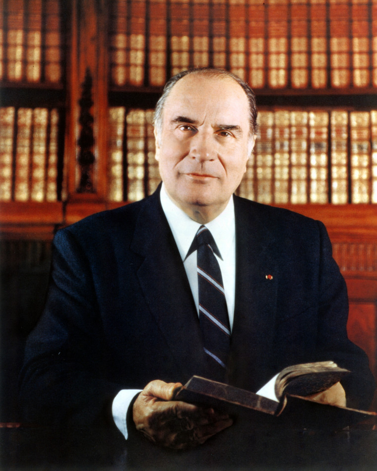 Francois Mitterrand (1916-1996), président de la République française de 1981 à 1995