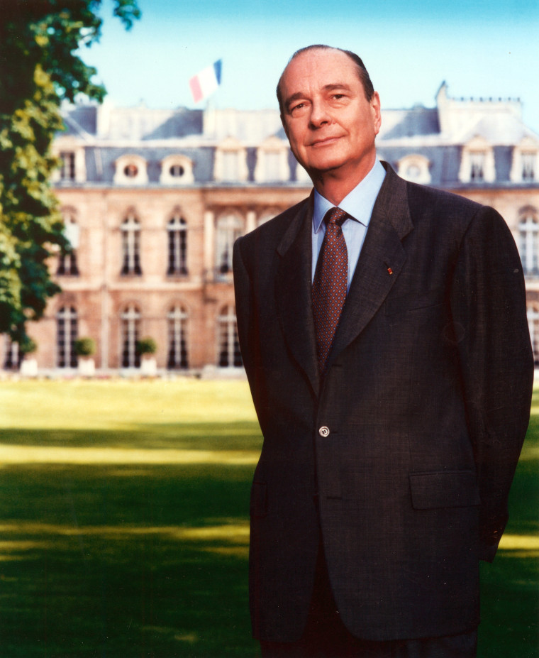 Jacques Chirac (1932- ), président de la République française de 1995 à 2007