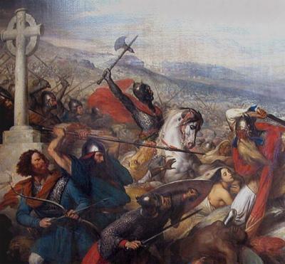 Charles Martel à Poitiers en 732