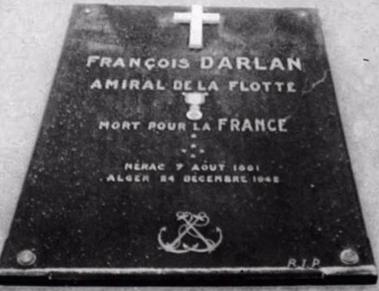Francois darlan monument